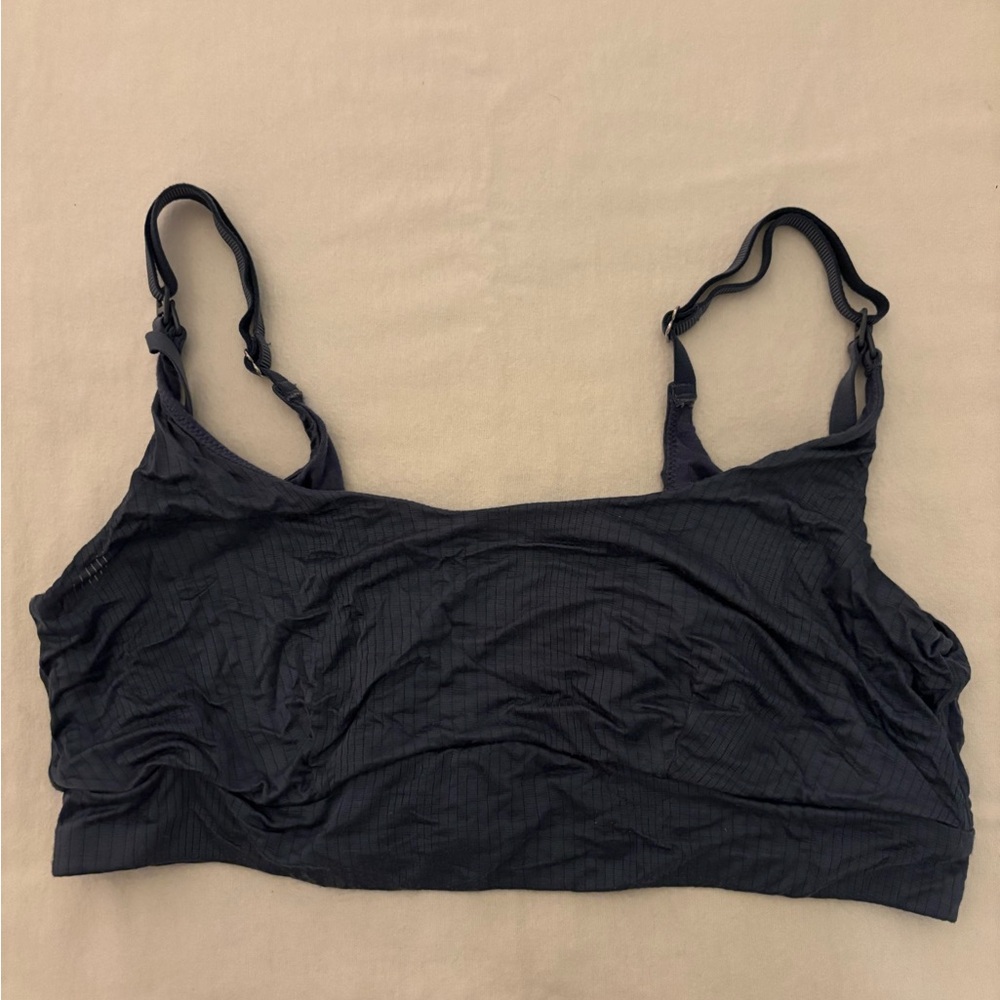 LIKE NEW Bodily The Everything Bra in Blue - Nursing Pumping Postpartu…